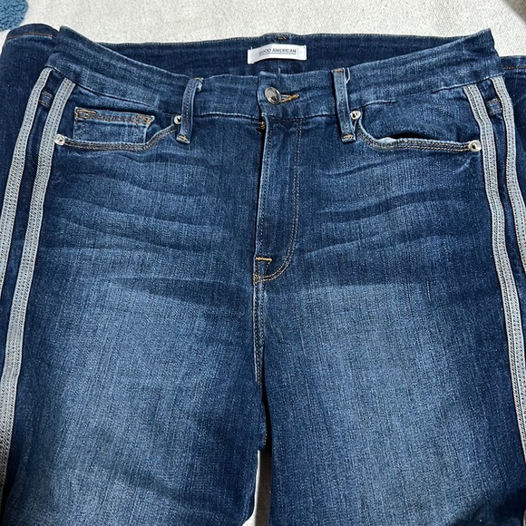 Good American Women's Good Legs GLCA899T Skinny Cropped Ankle Denim Jeans 8/29 - Picture 2 of 10
